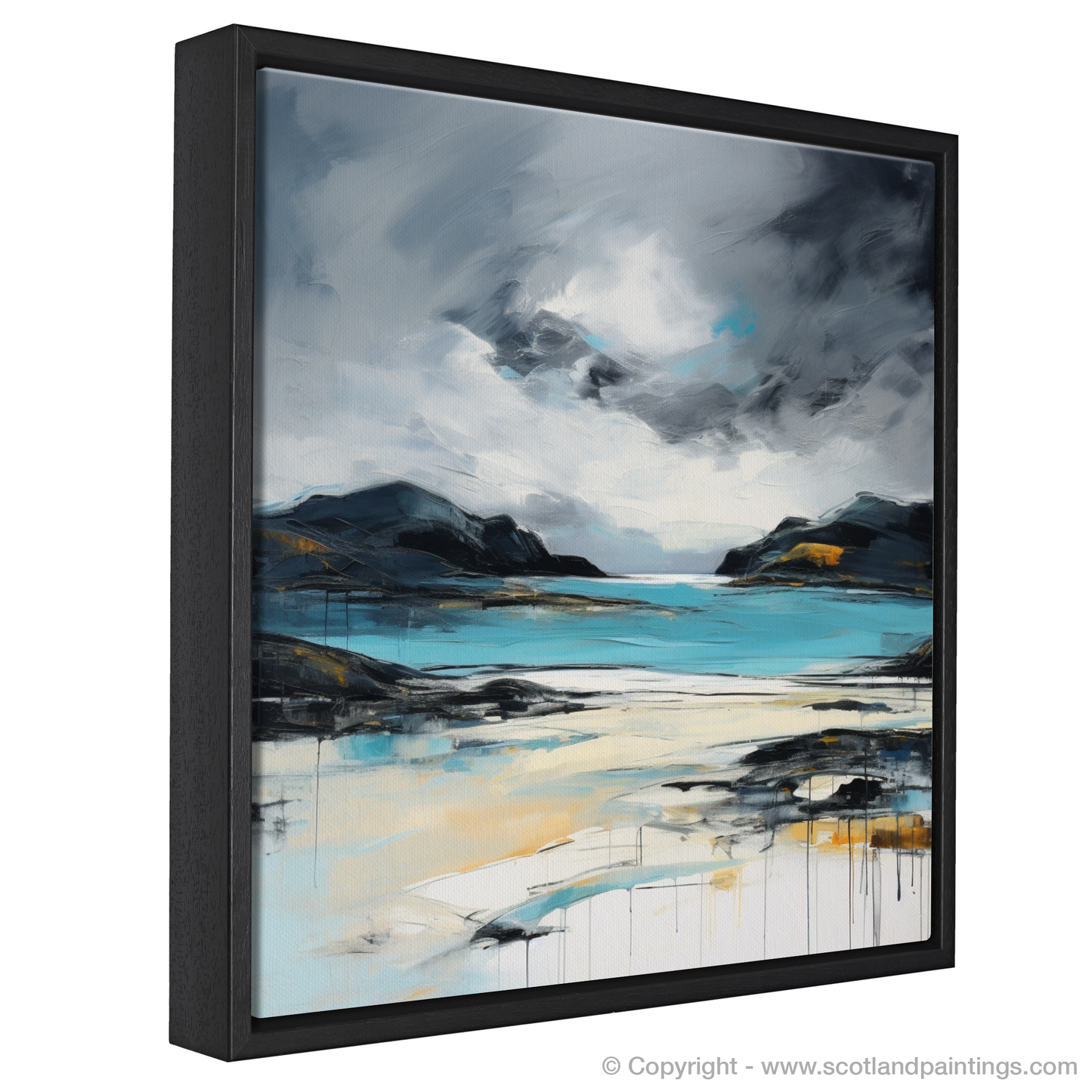 Storm over Achmelvich Bay: A Minimalist Homage to Scottish Beaches