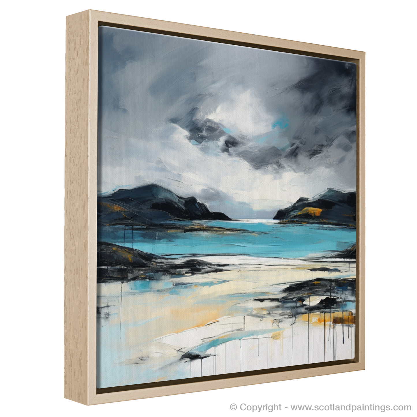 Storm over Achmelvich Bay: A Minimalist Homage to Scottish Beaches