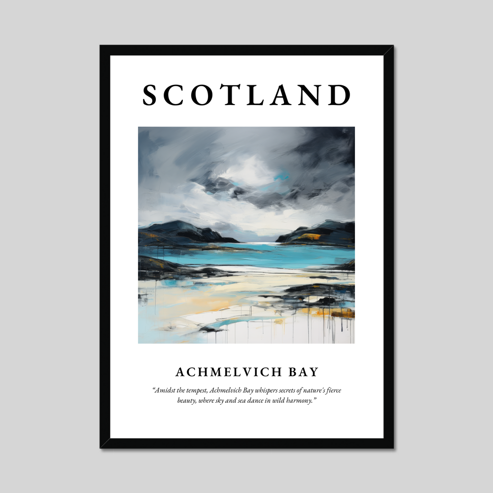 Poster of Achmelvich Bay, Scotland.