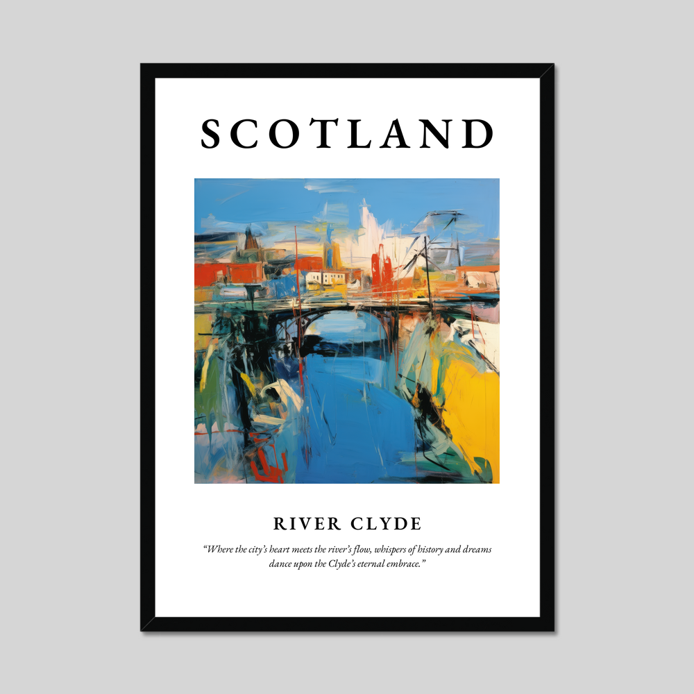 Poster of River Clyde, Scotland.