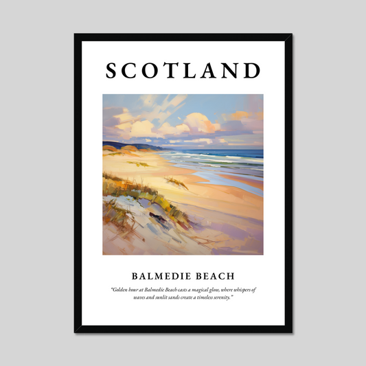 Poster of Balmedie Beach, Scotland.