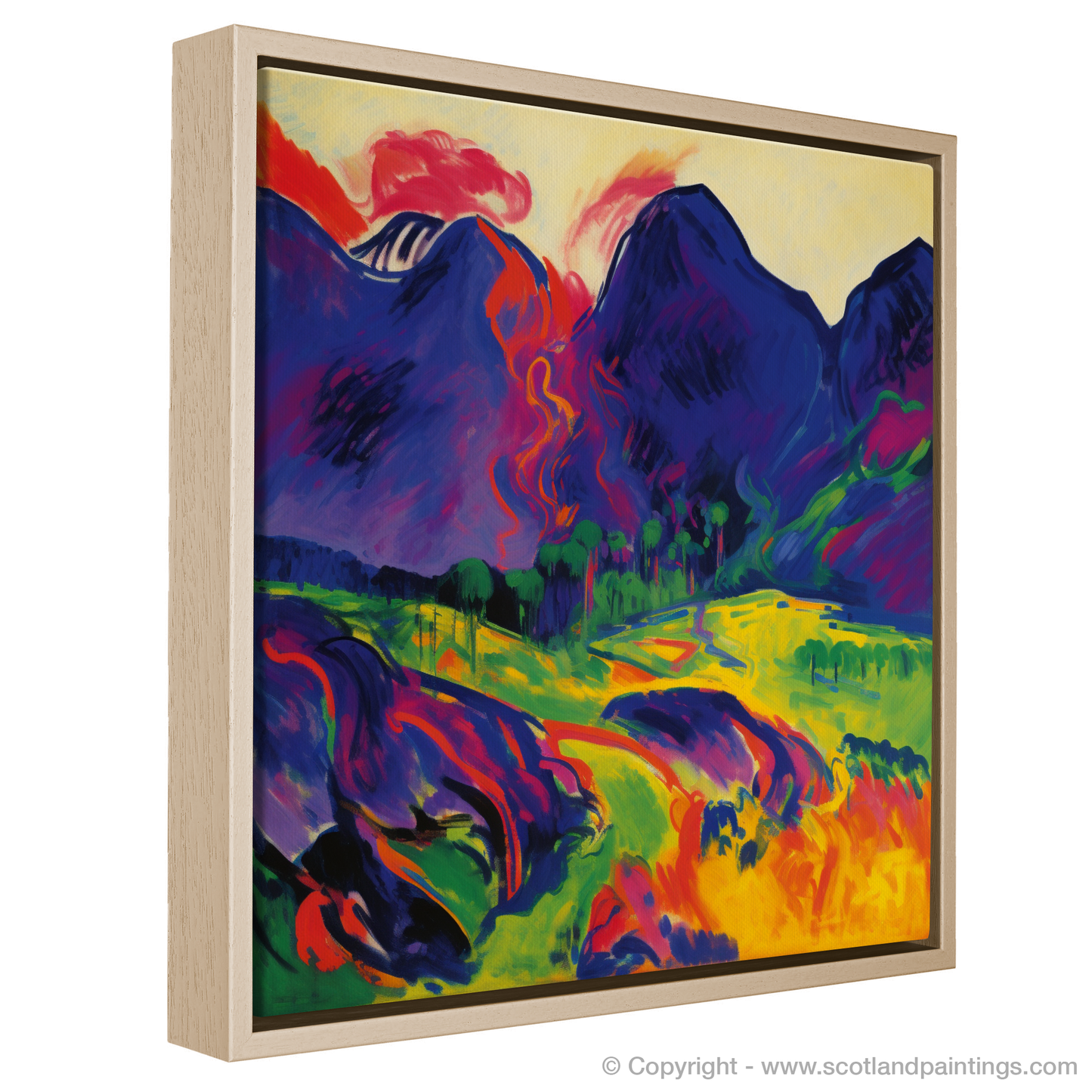 Vivid Highland Dreamscape: An Aonach Eagach Fauvist Odyssey