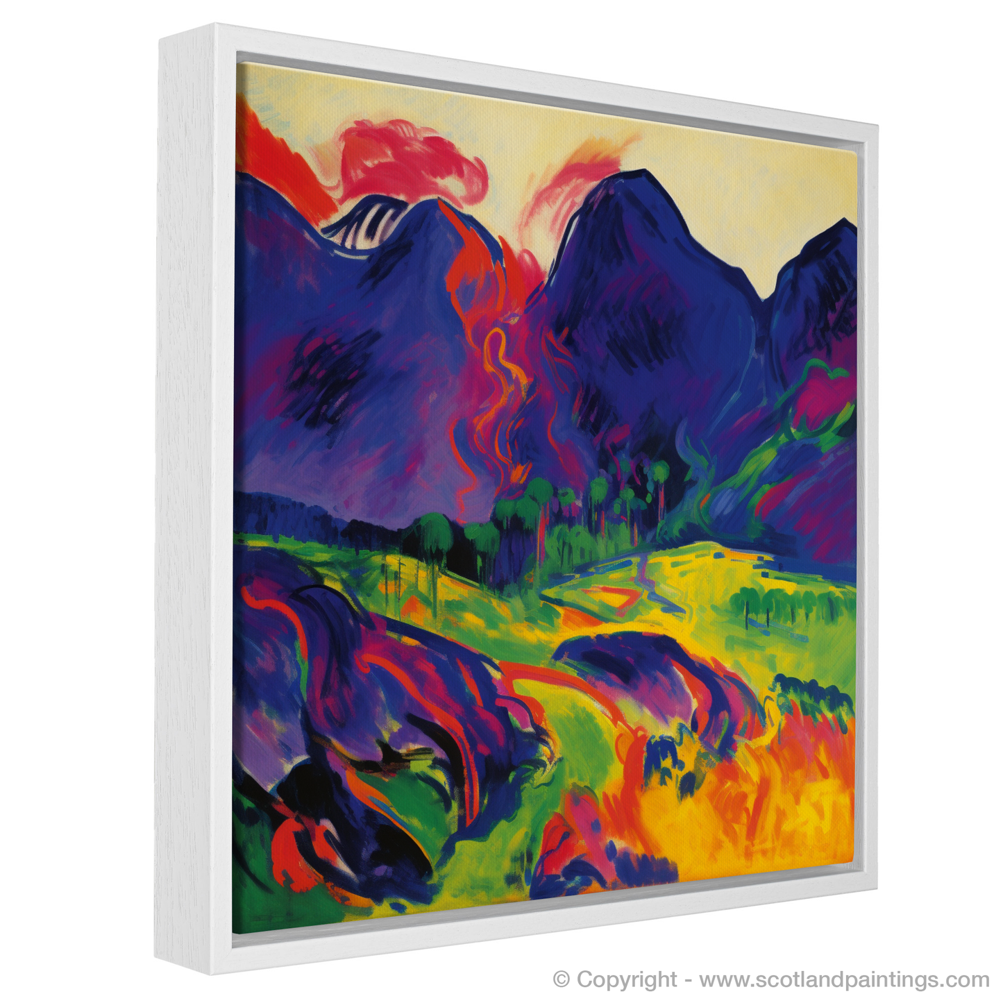 Vivid Highland Dreamscape: An Aonach Eagach Fauvist Odyssey