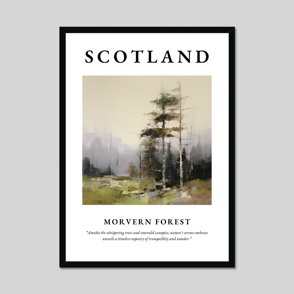 Poster of Morvern Forest, Scotland.