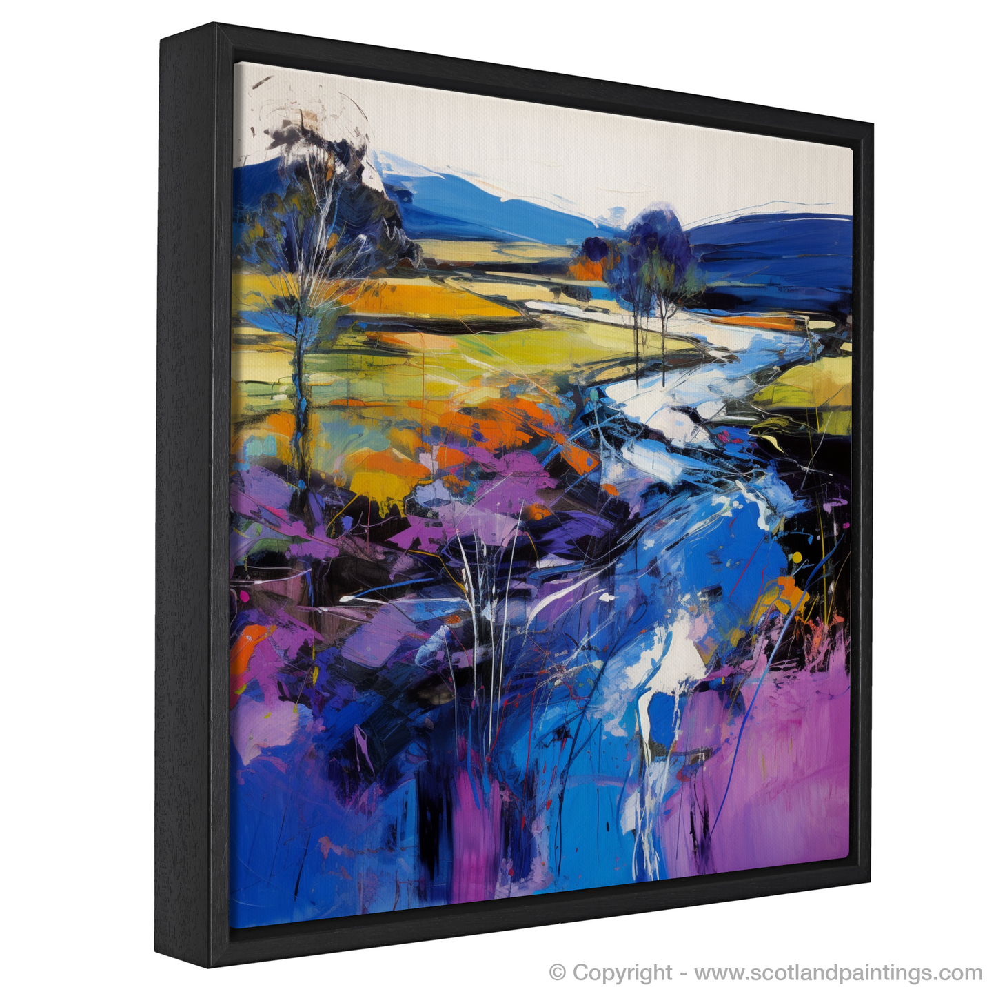 Riveting River Esk Essence - An Abstract Impressionist Journey