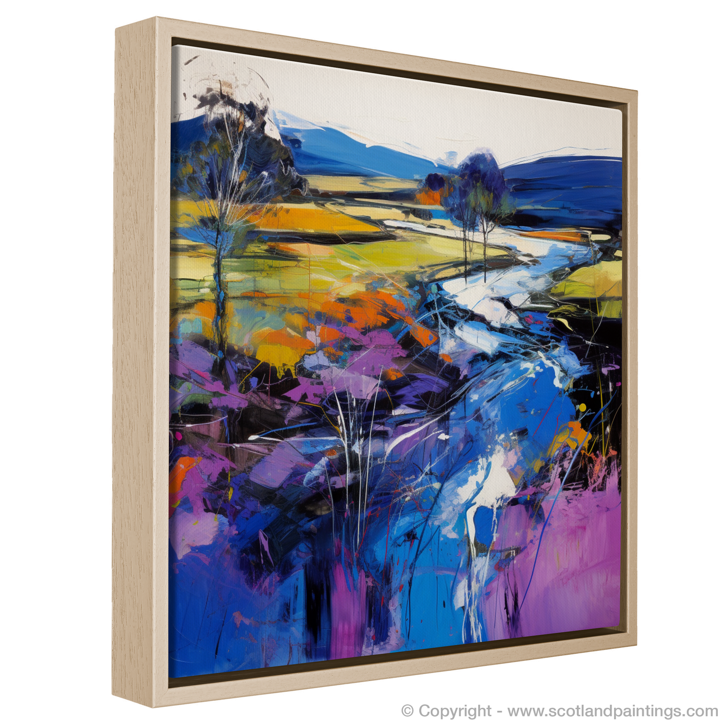 Riveting River Esk Essence - An Abstract Impressionist Journey