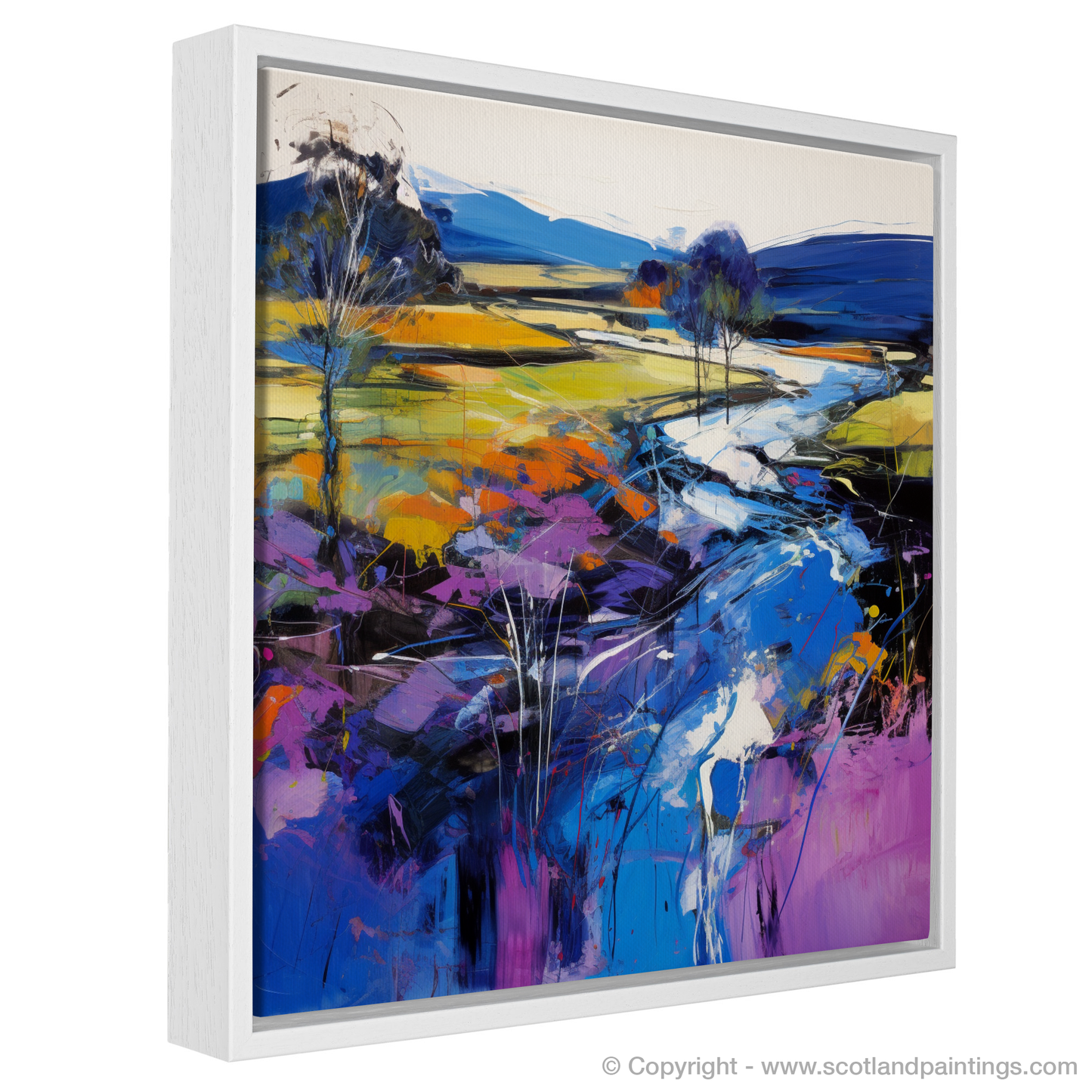 Riveting River Esk Essence - An Abstract Impressionist Journey