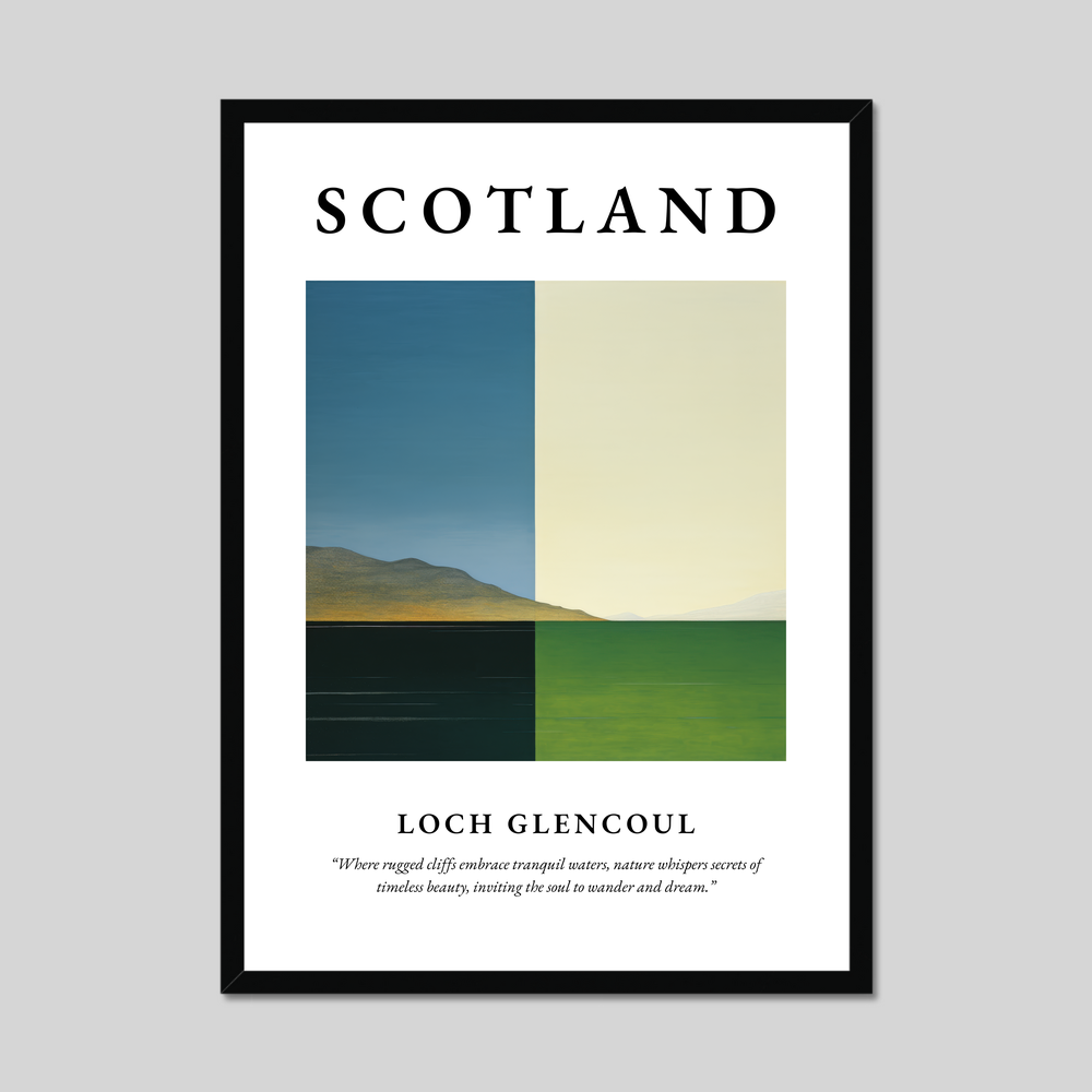 Poster of Loch Glencoul, Scotland.