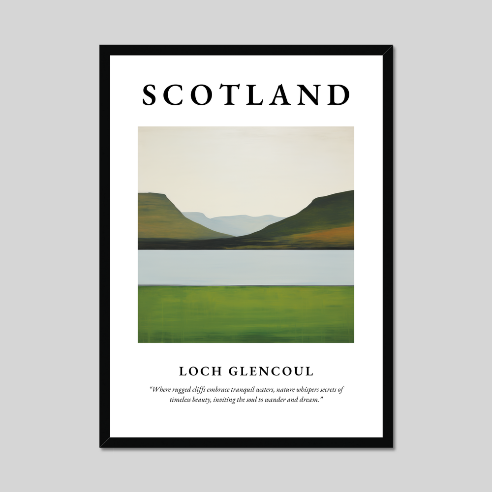 Poster of Loch Glencoul, Scotland.