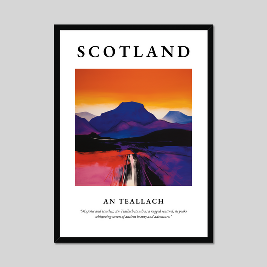 Poster of An Teallach, Scotland.