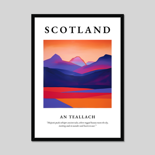 Poster of An Teallach, Scotland.