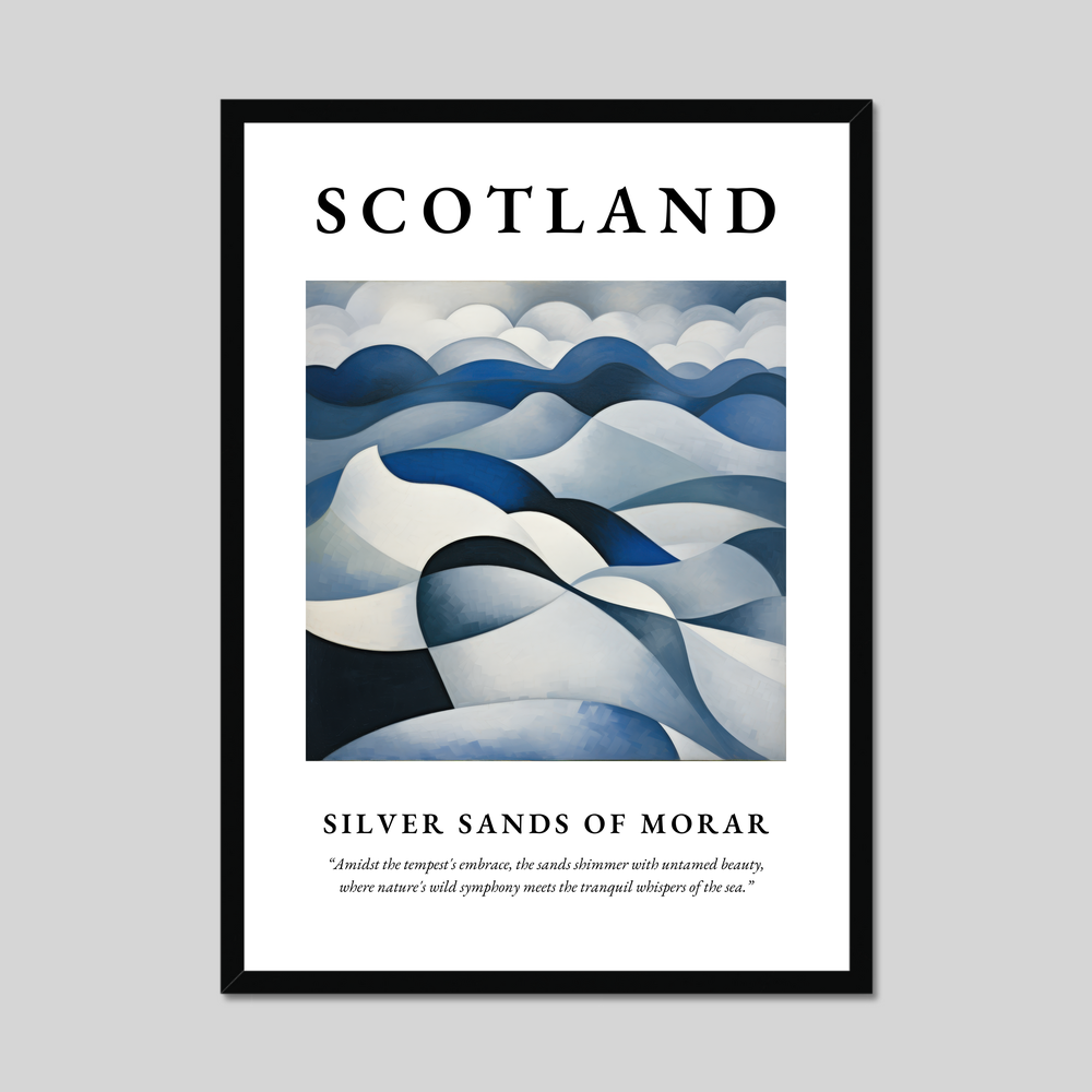 Poster of Silver Sands of Morar, Scotland.