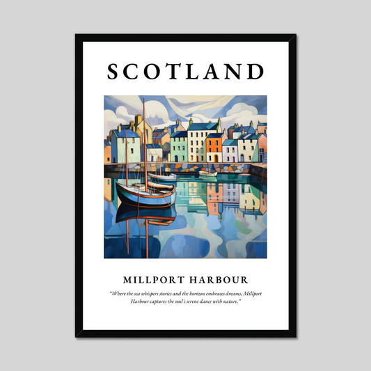 Poster of Millport Harbour, Scotland.