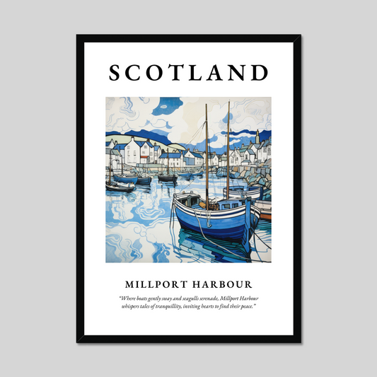 Poster of Millport Harbour, Scotland.