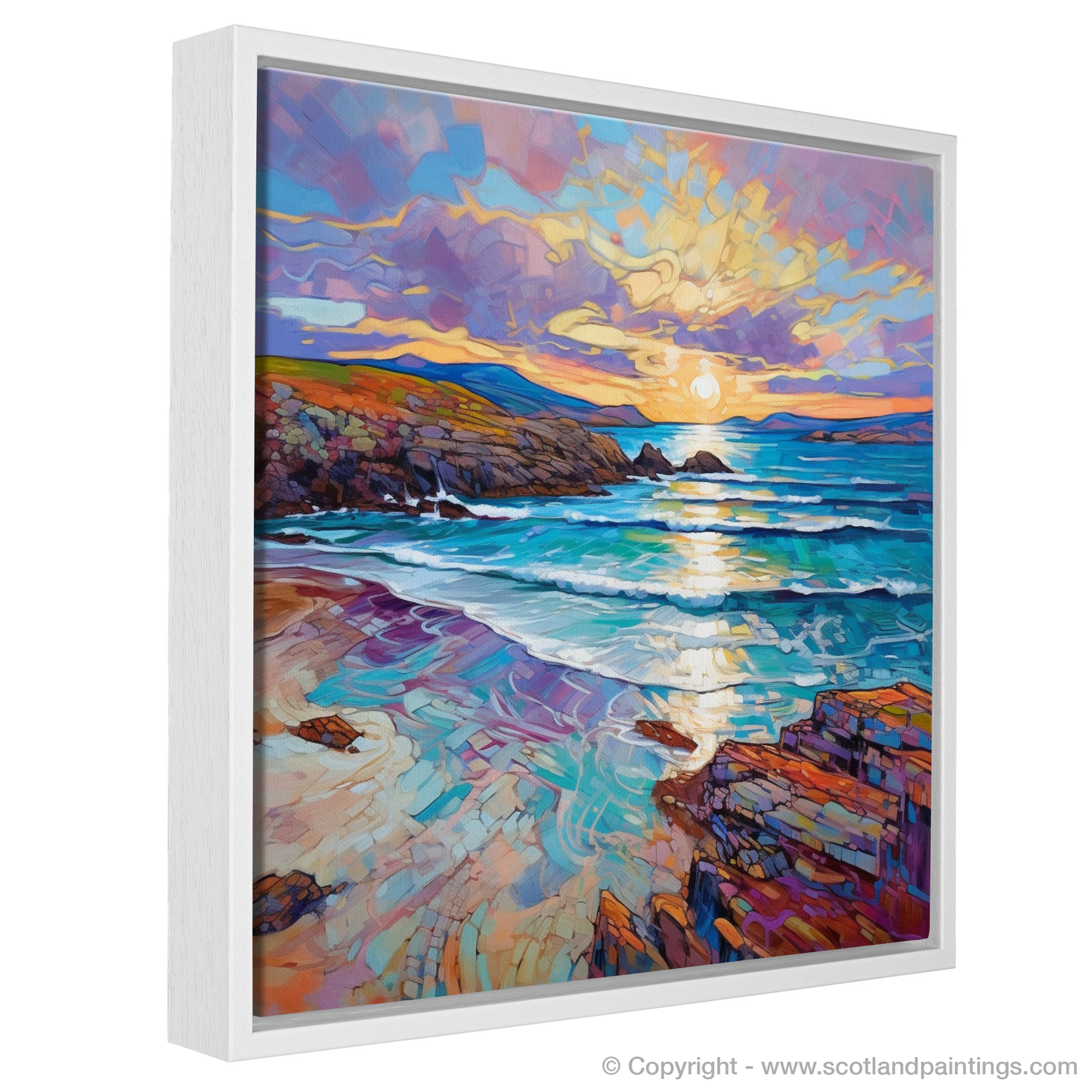 Enchanting Dusk at Traigh Mhor: A Modern Impressionist Masterpiece