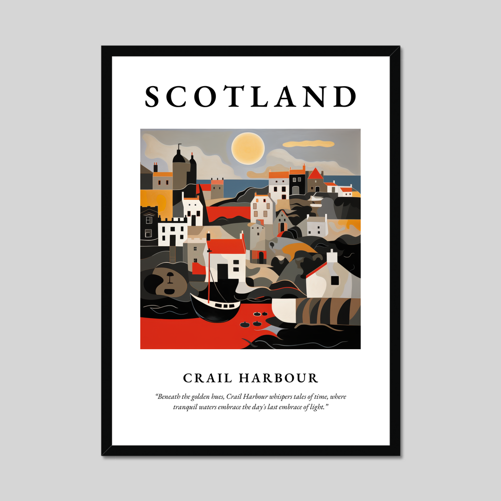 Poster of Crail Harbour, Scotland.