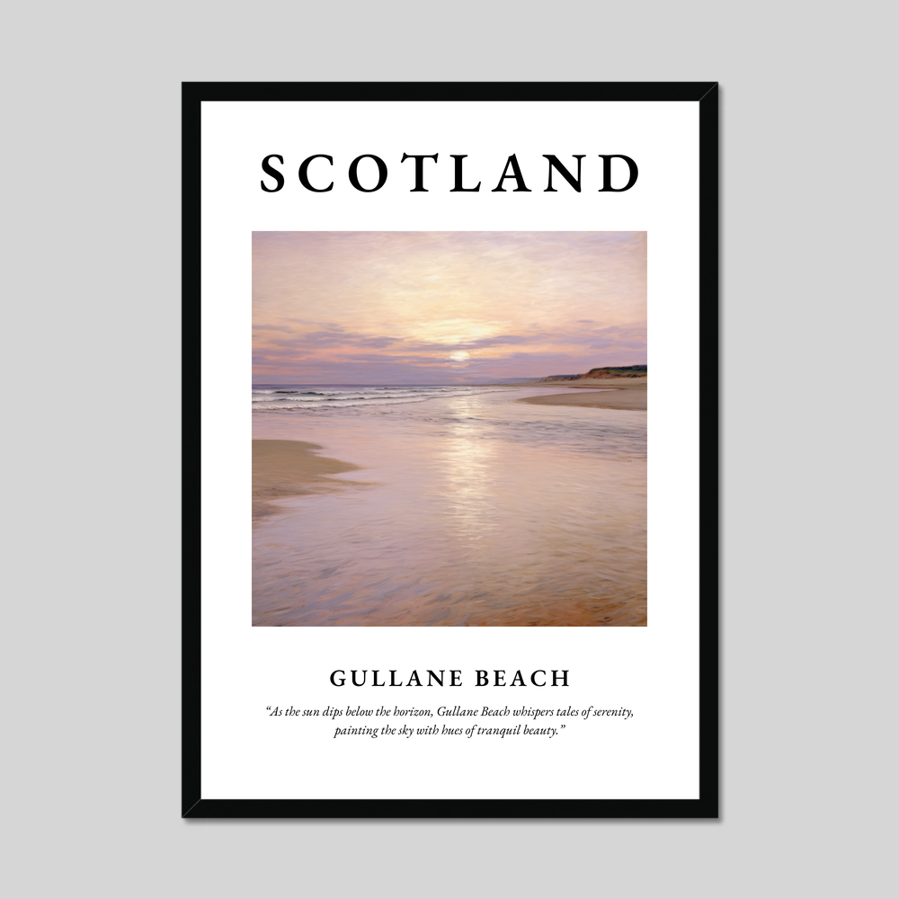 Poster of Gullane Beach, Scotland.