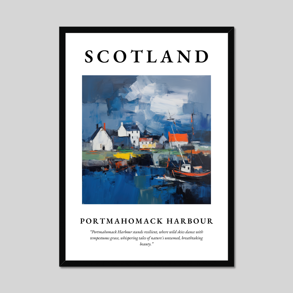 Poster of Portmahomack Harbour, Scotland.