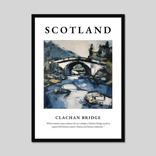 Poster of Clachan Bridge, Scotland.