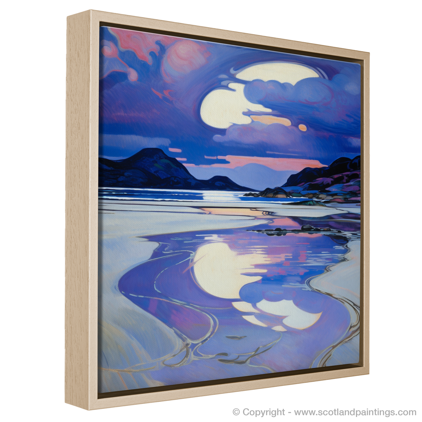 Dusk's Geometric Serenade at Silver Sands of Morar