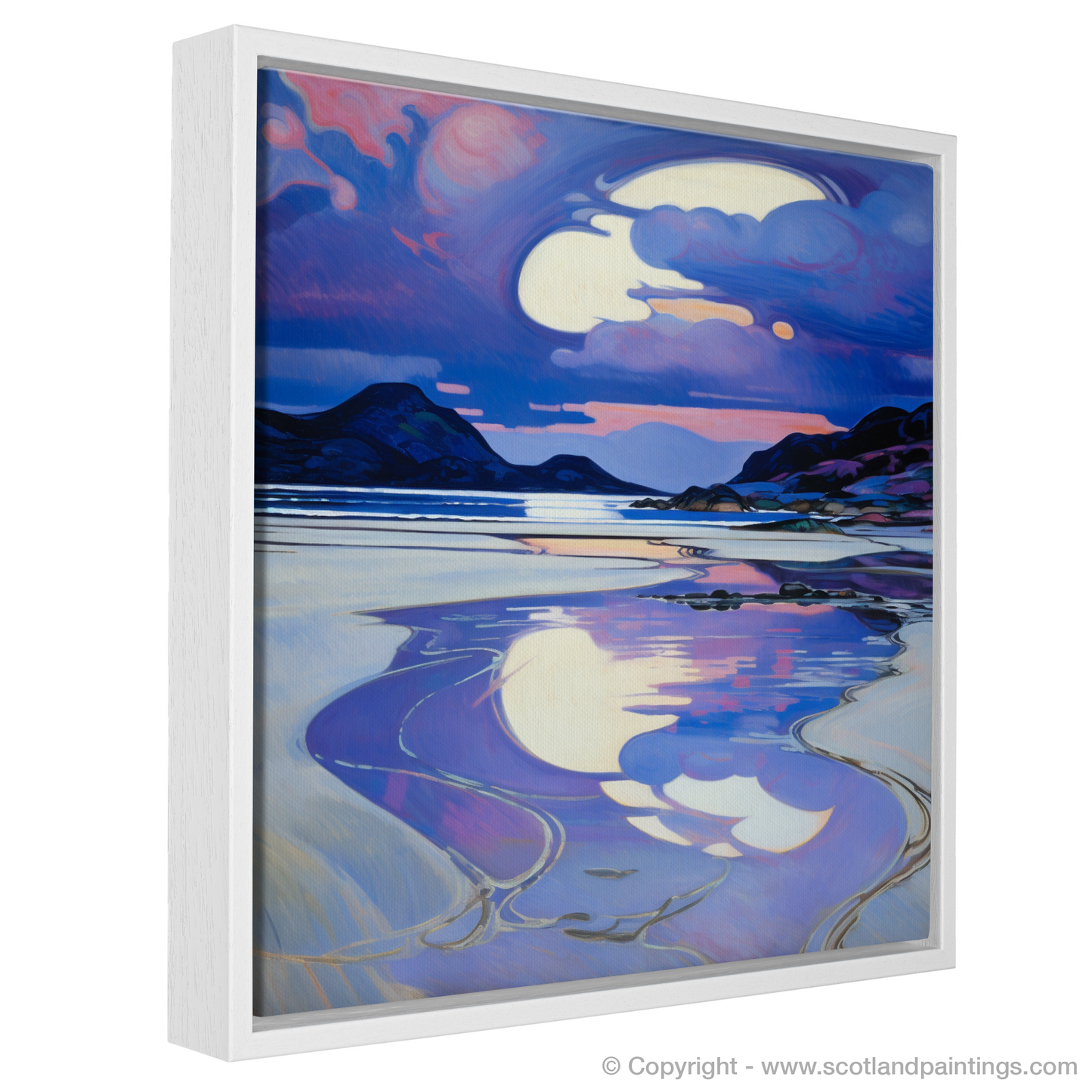 Dusk's Geometric Serenade at Silver Sands of Morar