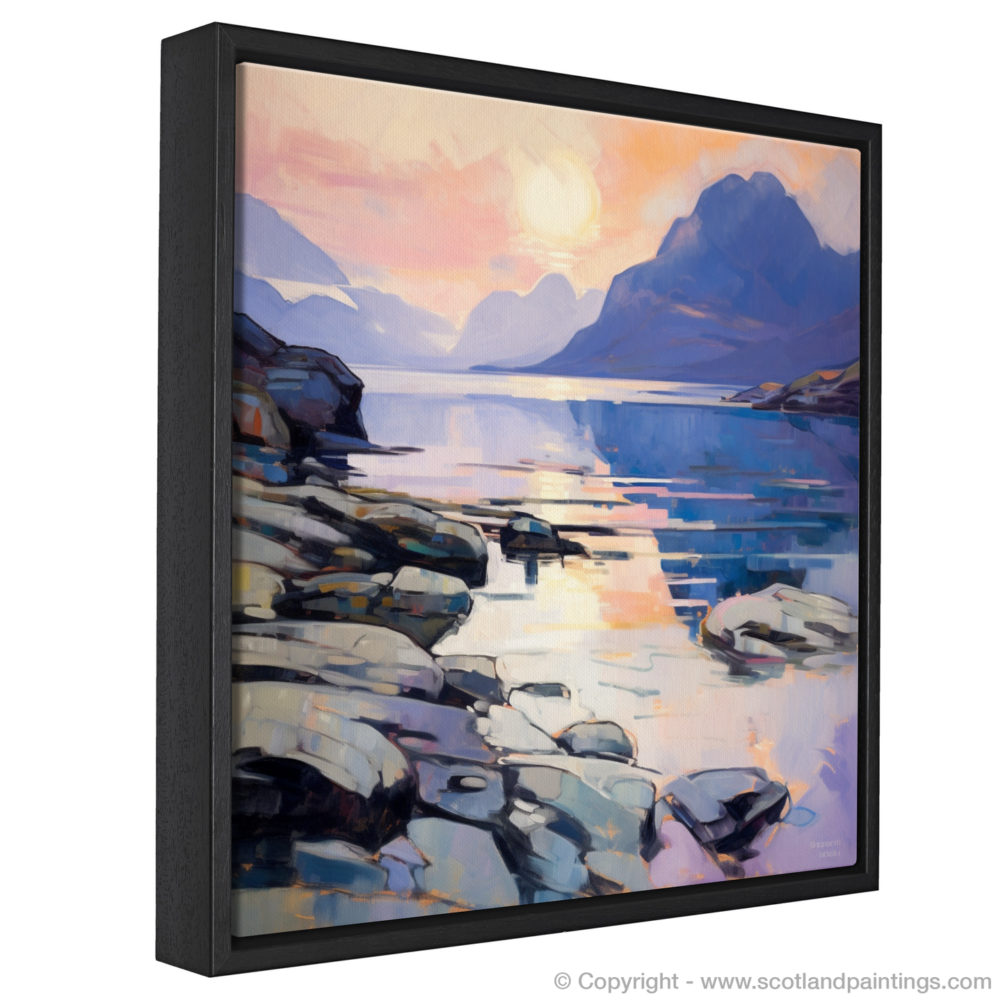 Dusk at Elgol Bay: An Impressionist Reverie