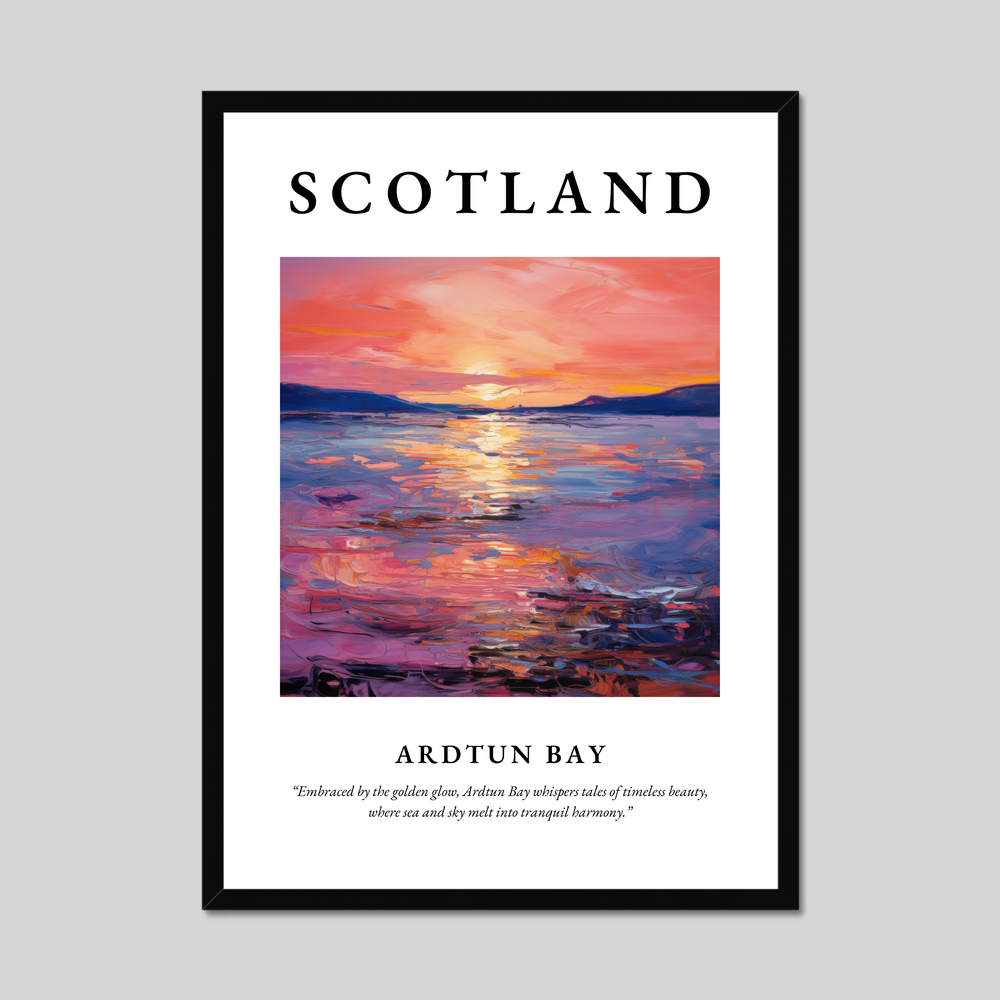 Poster of Ardtun Bay, Scotland.