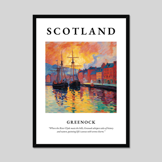 Poster of Greenock, Scotland.