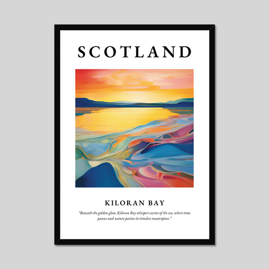 Poster of Kiloran Bay, Scotland.