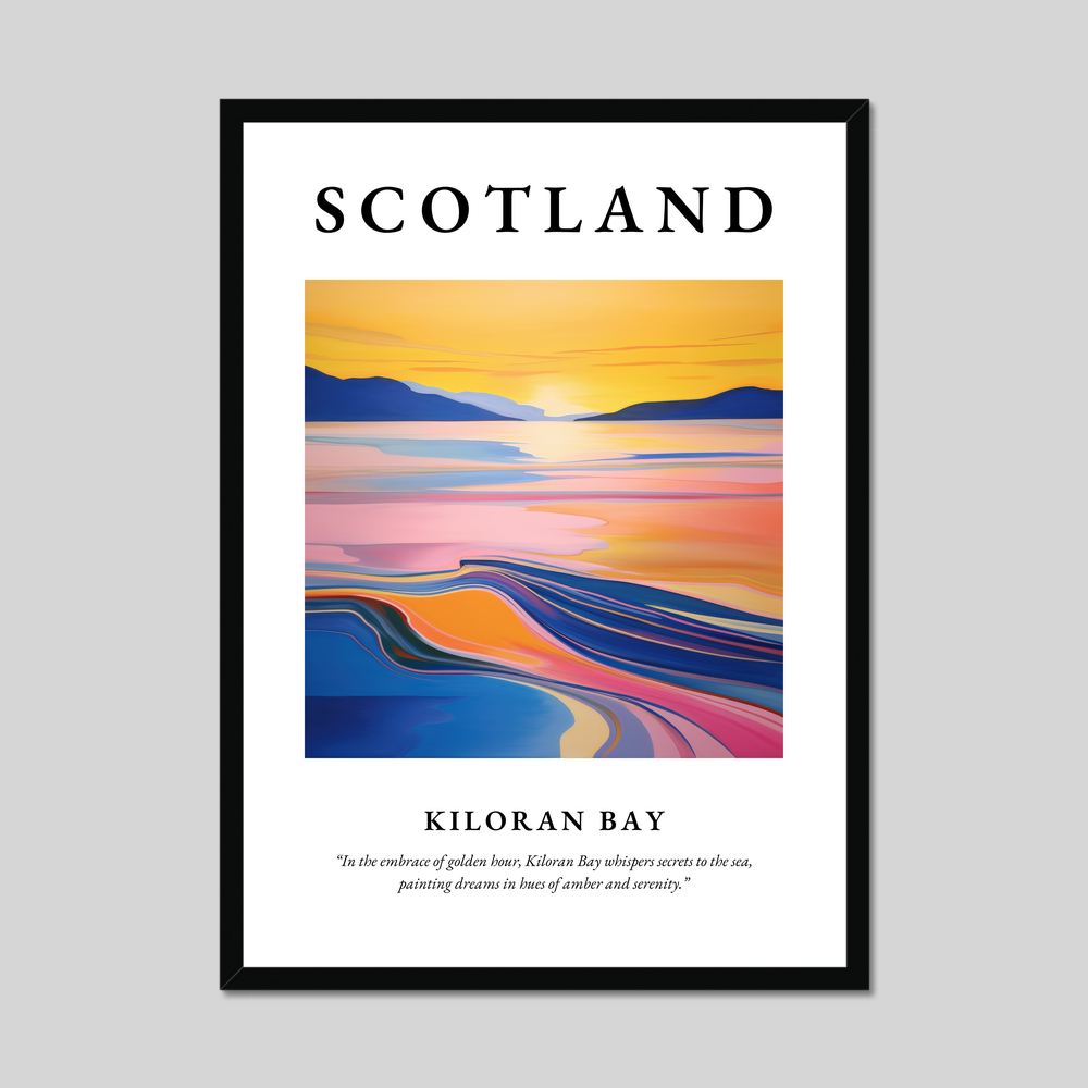 Poster of Kiloran Bay, Scotland.