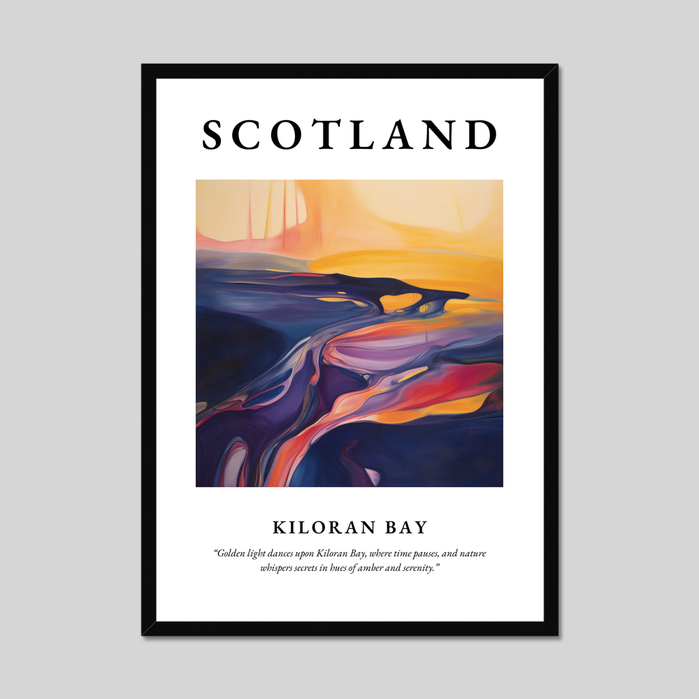 Poster of Kiloran Bay, Scotland.