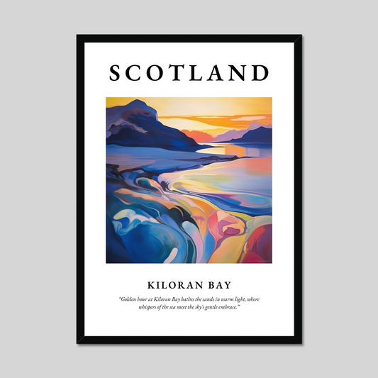 Poster of Kiloran Bay, Scotland.