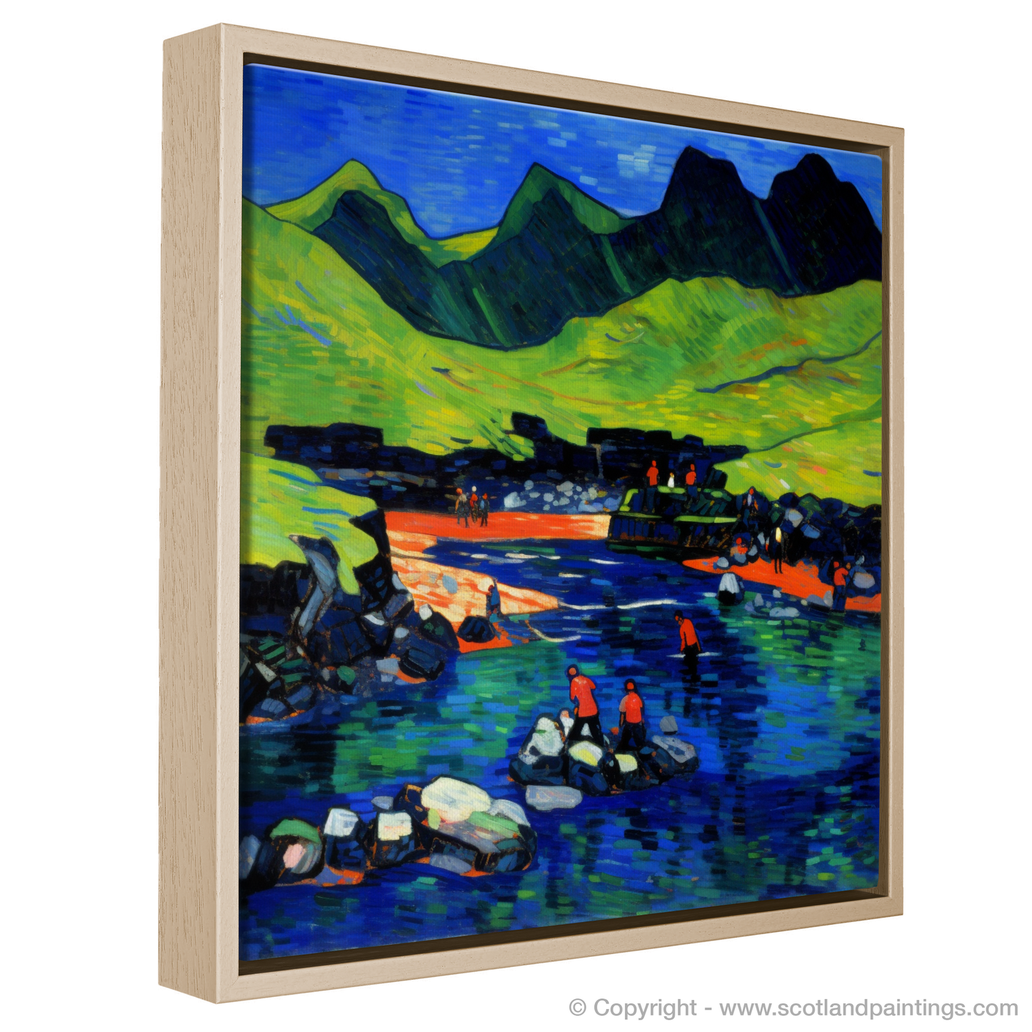 Vivid Escapades at the Fairy Pools: A Fauvist Homage to the Isle of Skye