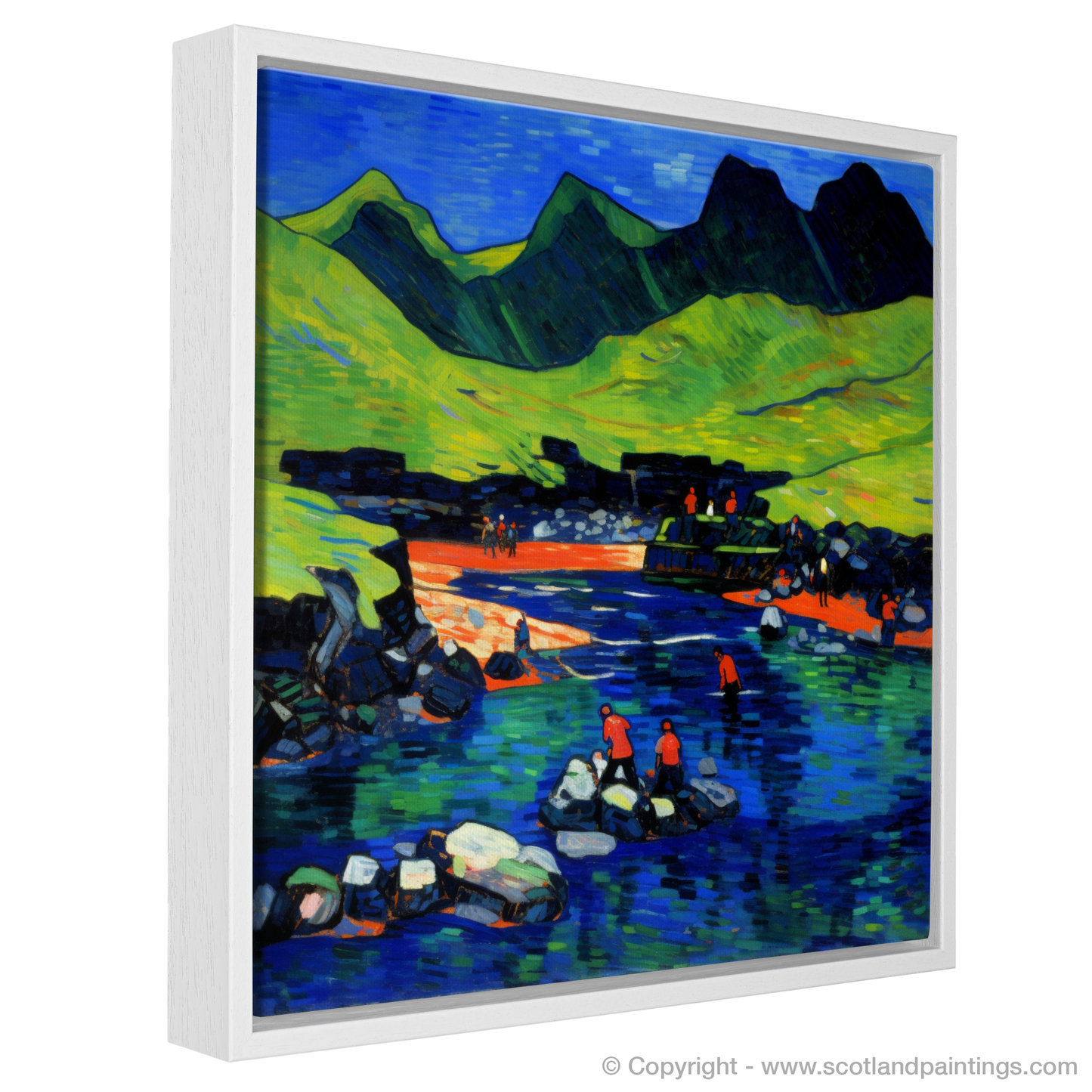 Vivid Escapades at the Fairy Pools: A Fauvist Homage to the Isle of Skye