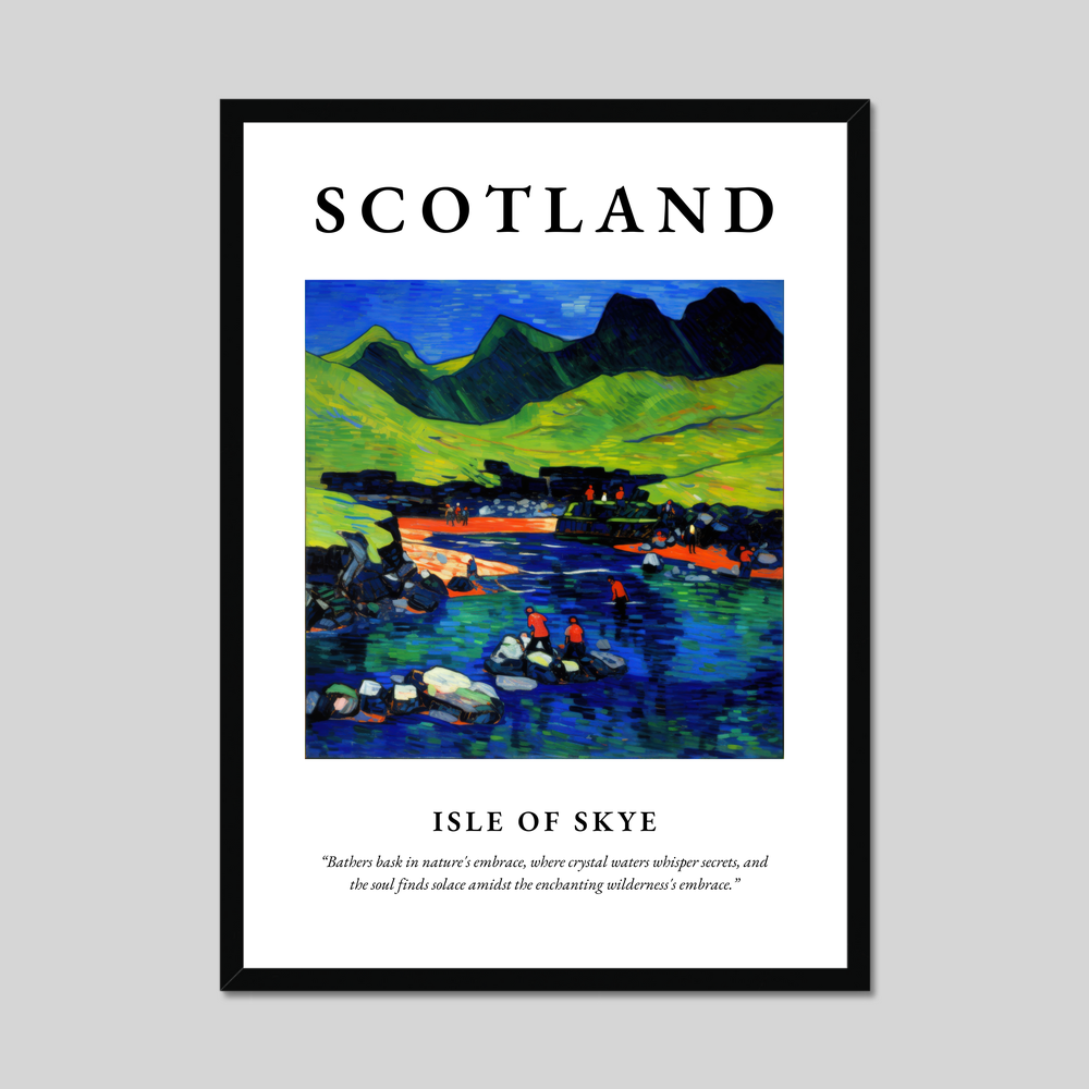 Poster of Isle of Skye, Scotland.