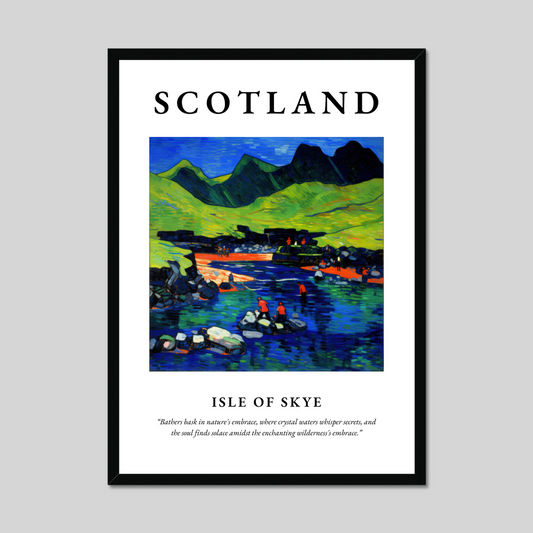 Poster of Isle of Skye, Scotland.