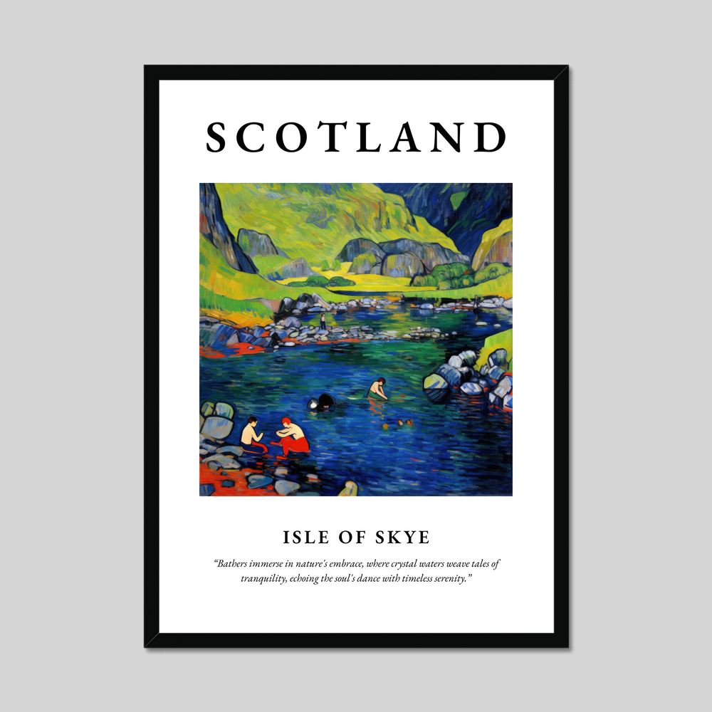 Poster of Isle of Skye, Scotland.