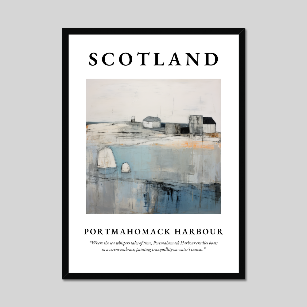 Poster of Portmahomack Harbour, Scotland.