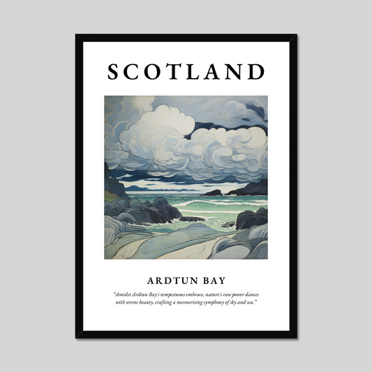 Poster of Ardtun Bay, Scotland.