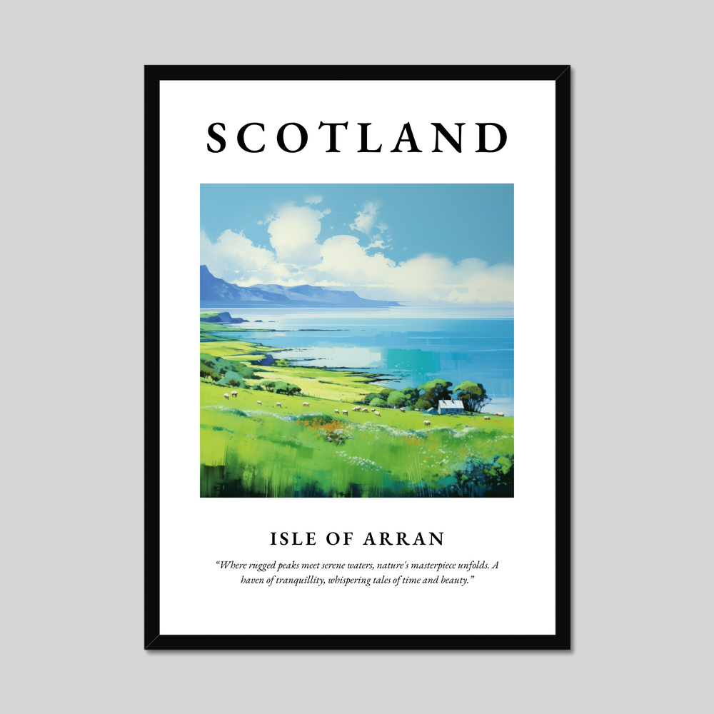 Poster of Isle of Arran, Scotland.