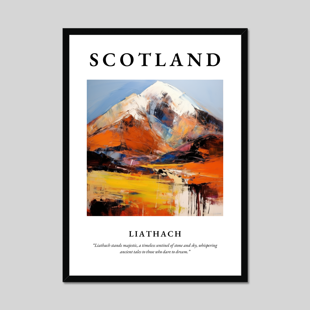 Poster of Liathach, Scotland.