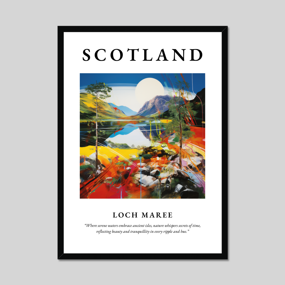 Poster of Loch Maree, Scotland.