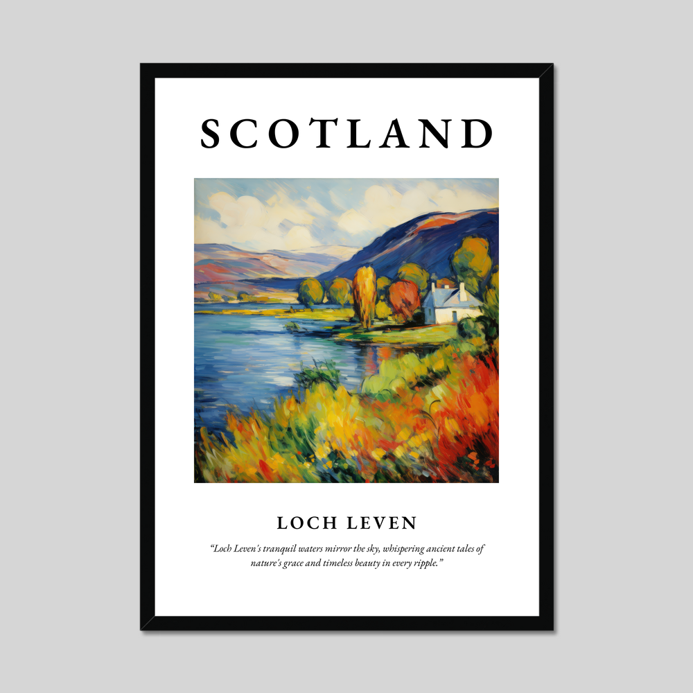 Poster of Loch Leven, Scotland.