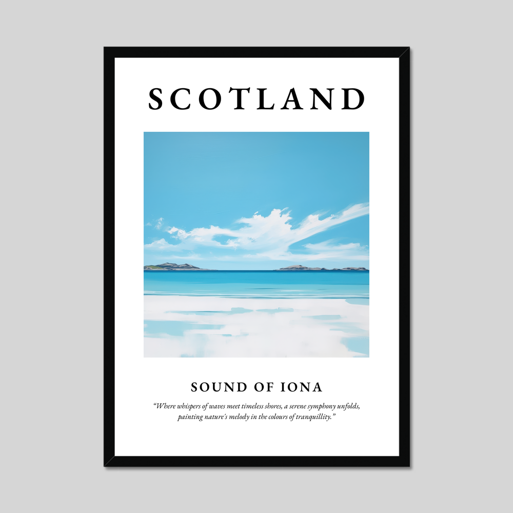 Poster of Sound of Iona, Scotland.