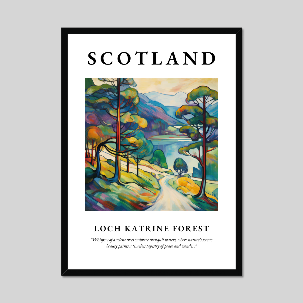 Poster of Loch Katrine Forest, Scotland.