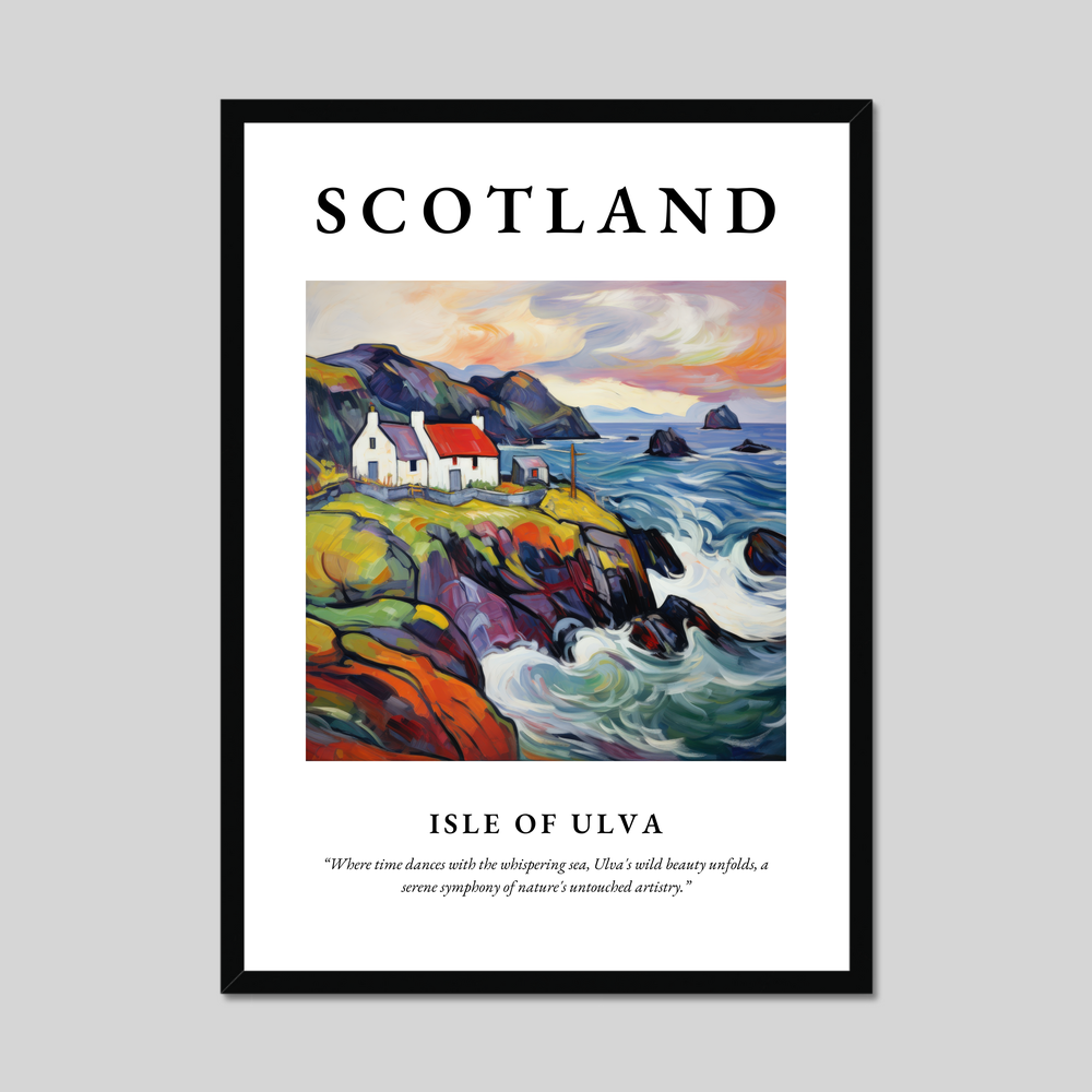 Poster of Isle of Ulva, Scotland.