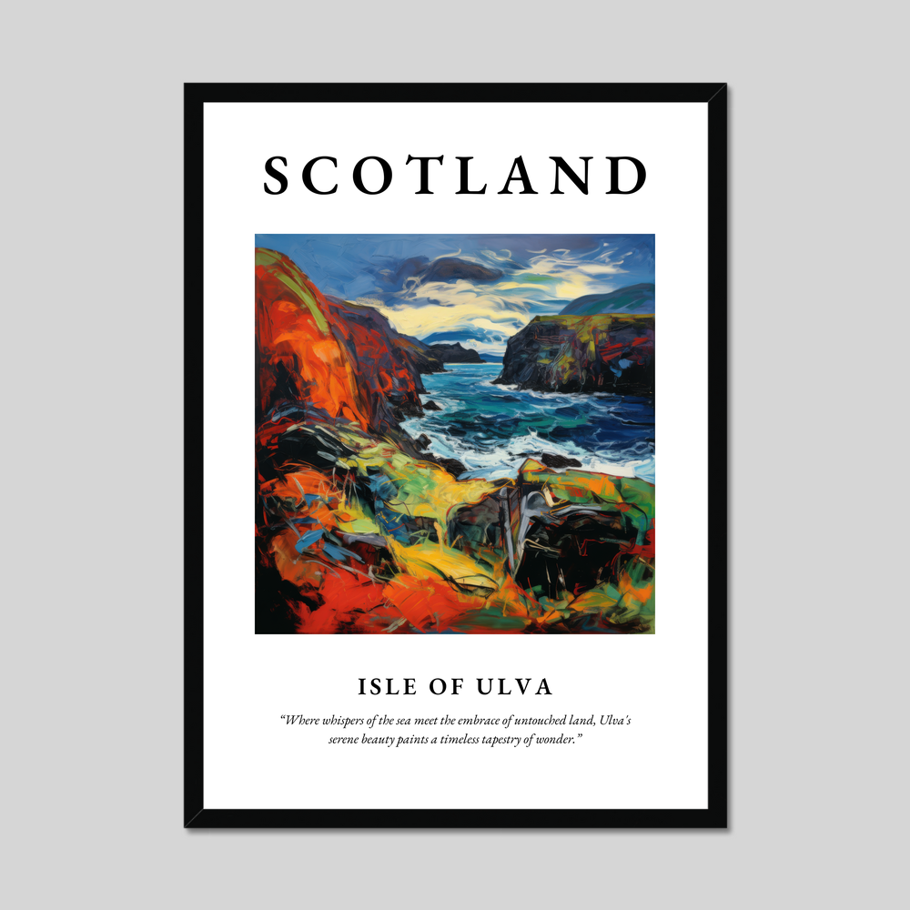 Poster of Isle of Ulva, Scotland.