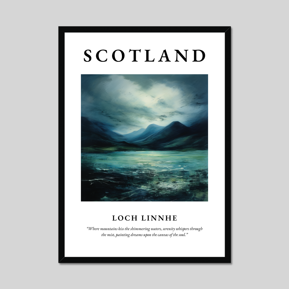 Poster of Loch Linnhe, Scotland.