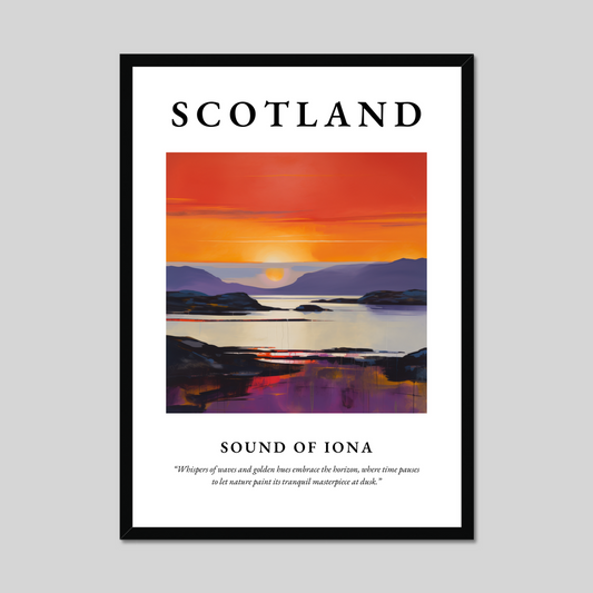 Poster of Sound of Iona, Scotland.