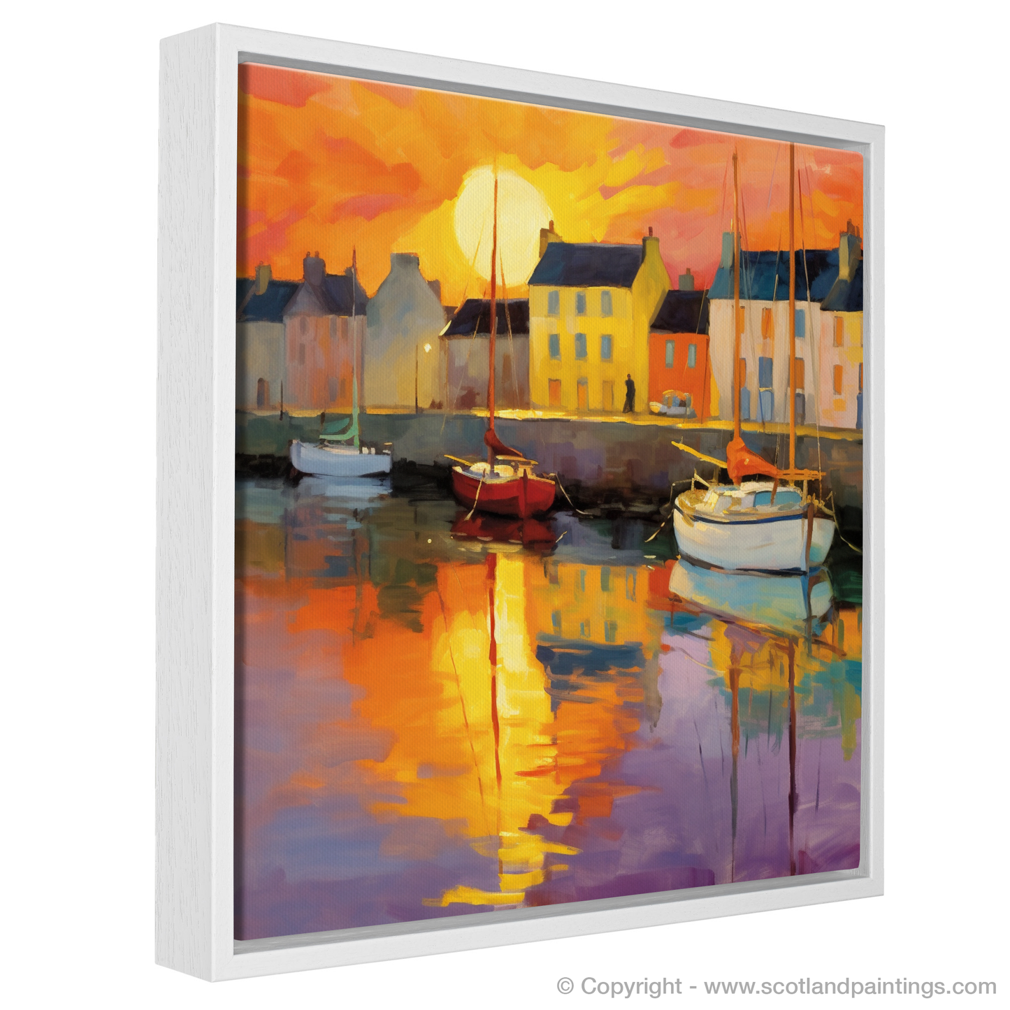 Sunset Blaze at Anstruther Harbour